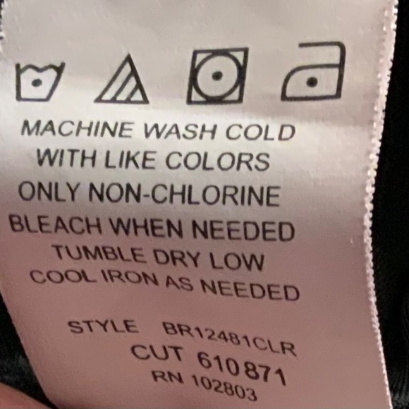 Briggs Womens Pull-on Pants, 6P, Black - Picture 7 of 7